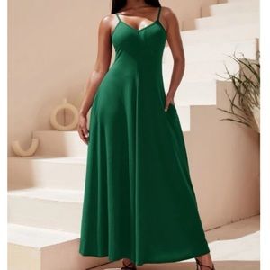 Boho hidden pockets cami dress